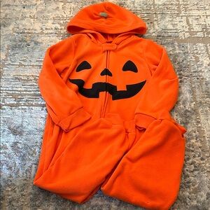 Carter's Cozy Halloween Pumpkin Pajamas - Vibrant Orange and Black